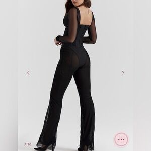 House of CB - Avalon High Waist Trousers Black